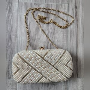 Pearl Evening Clutch/Shoulder Bag